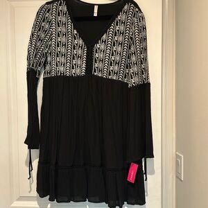 Black dress, size Medium, xhilaration, new with tags